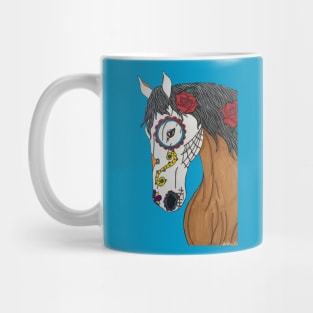 Sugar Skull Horse Mug